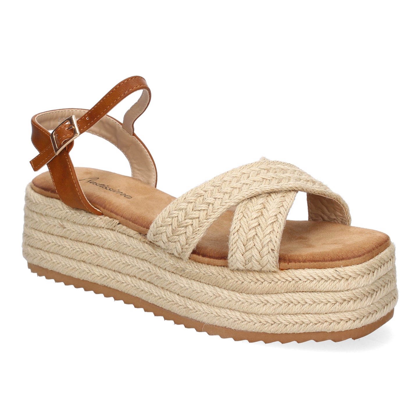 Sandalia de Plataforma de Yute para Mujer  Comodas