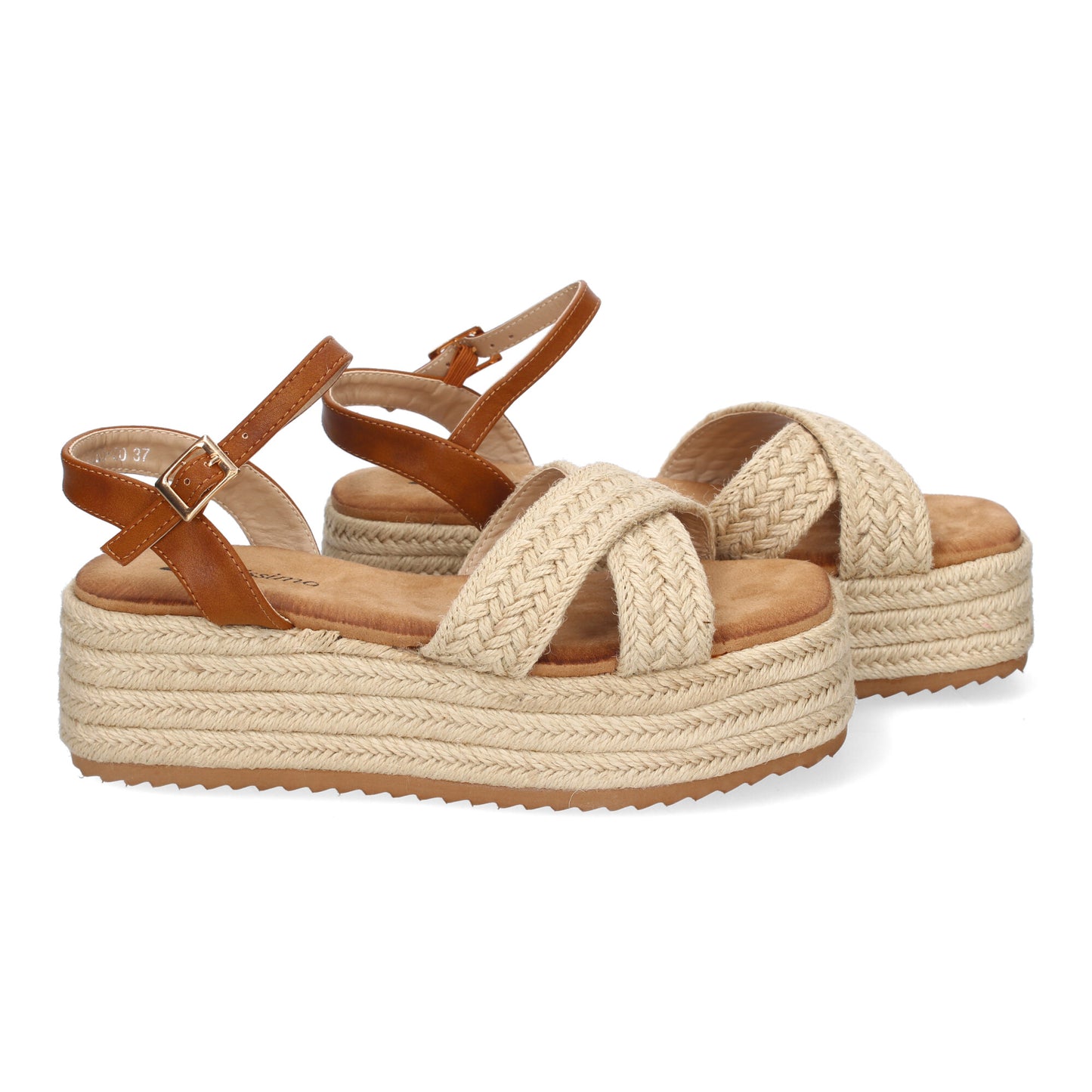 Sandalia de Plataforma de Yute para Mujer  Comodas