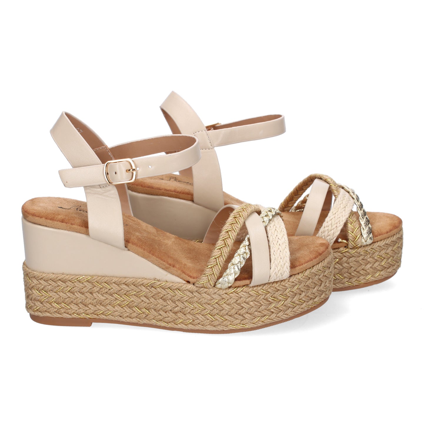 Sandalia de cuña de Yute para Mujer  Comodas y Ele