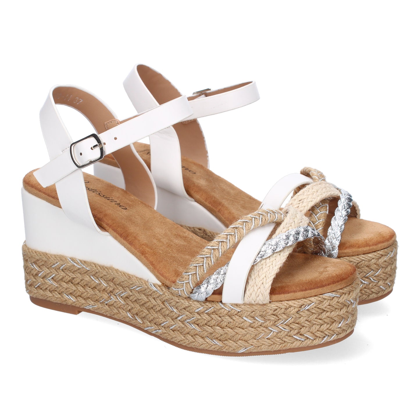 Sandalia de cuña de Yute para Mujer  Comodas y Ele