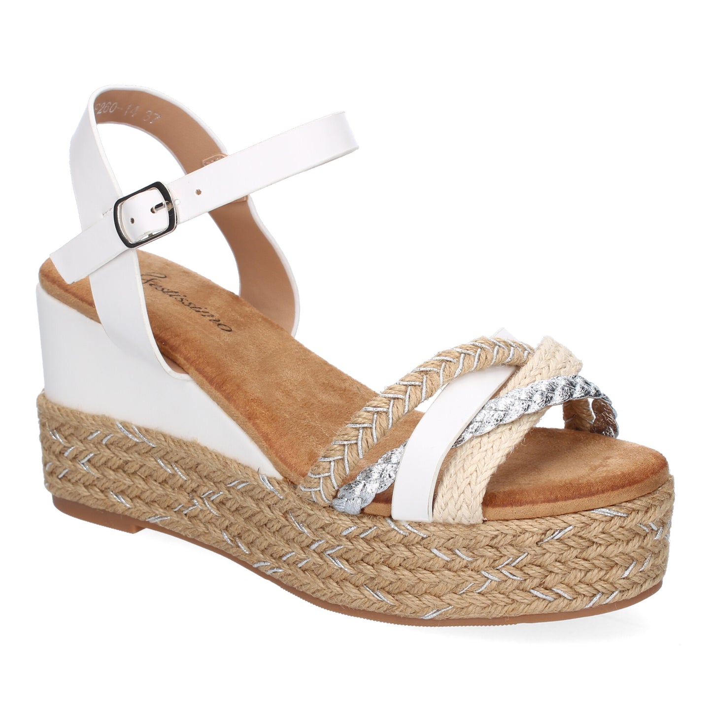 Sandalia de cuña de Yute para Mujer  Comodas y Ele