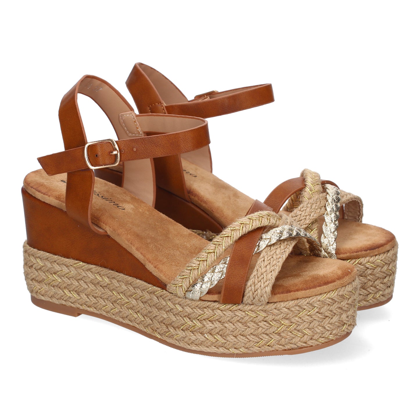 Sandalia de cuña de Yute para Mujer  Comodas y Ele