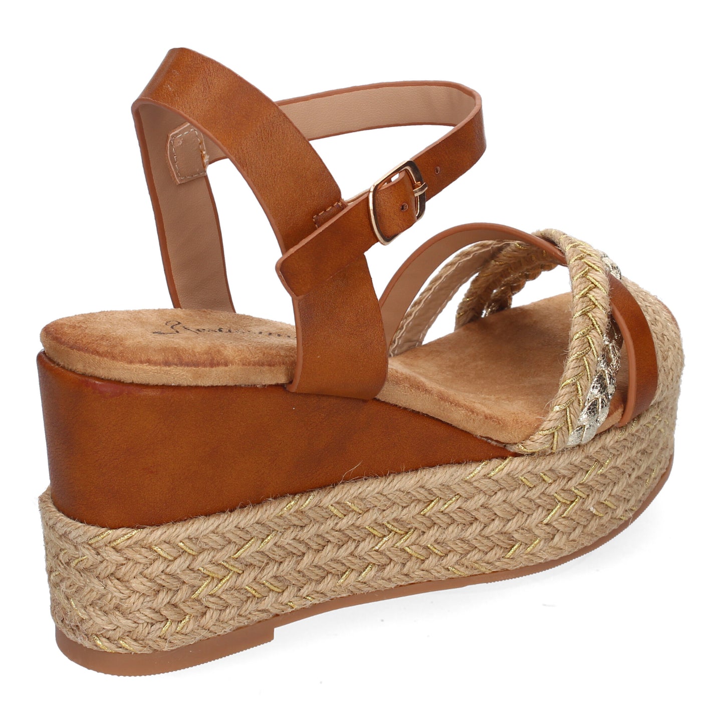 Sandalia de cuña de Yute para Mujer  Comodas y Ele