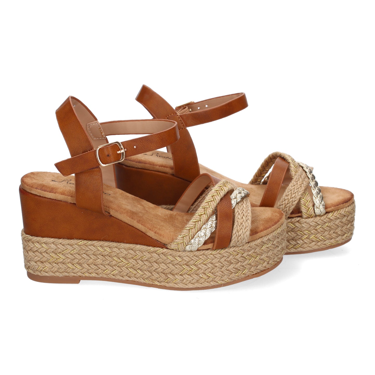 Sandalia de cuña de Yute para Mujer  Comodas y Ele