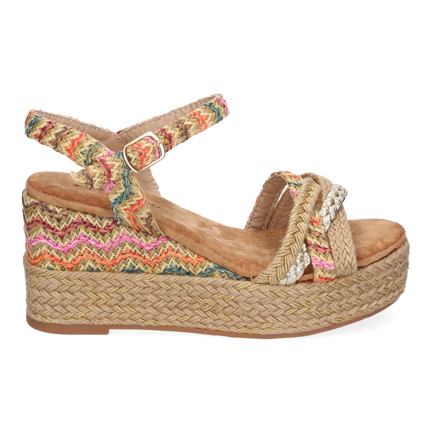 Sandalia de cuña de Yute para Mujer  Comodas y Ele