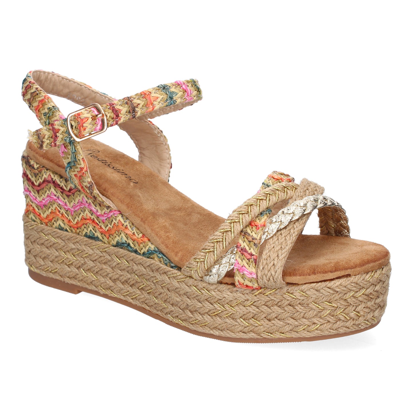 Sandalia de cuña de Yute para Mujer  Comodas y Ele