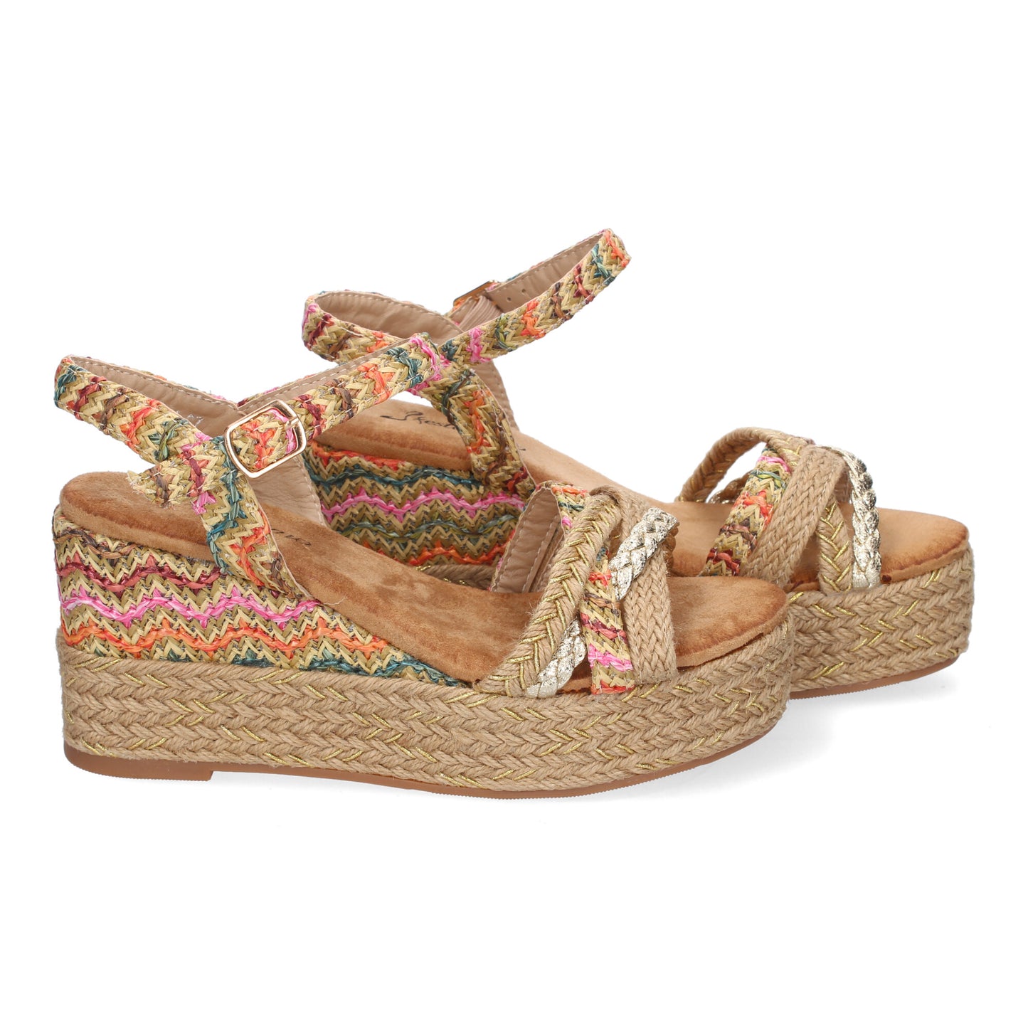 Sandalia de cuña de Yute para Mujer  Comodas y Ele