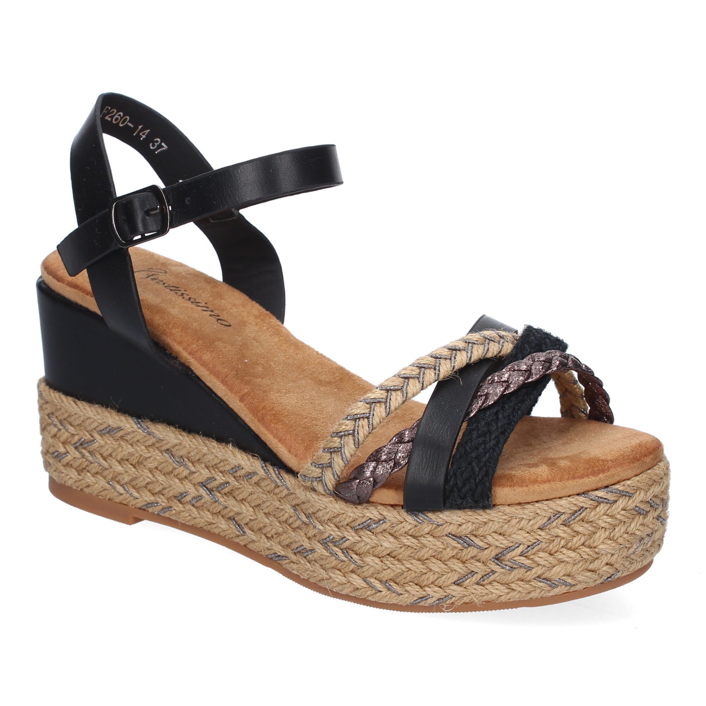 Sandalia de cuña de Yute para Mujer  Comodas y Ele