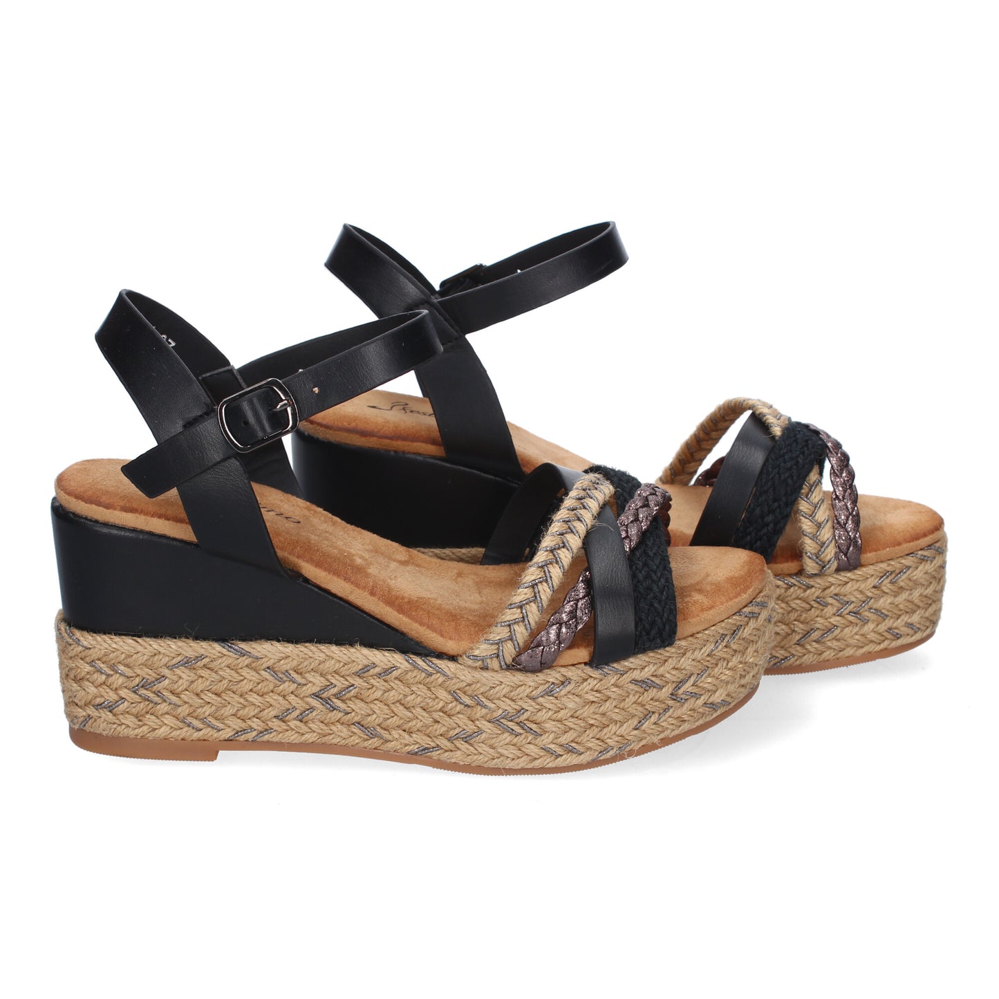 Sandalia de cuña de Yute para Mujer  Comodas y Ele