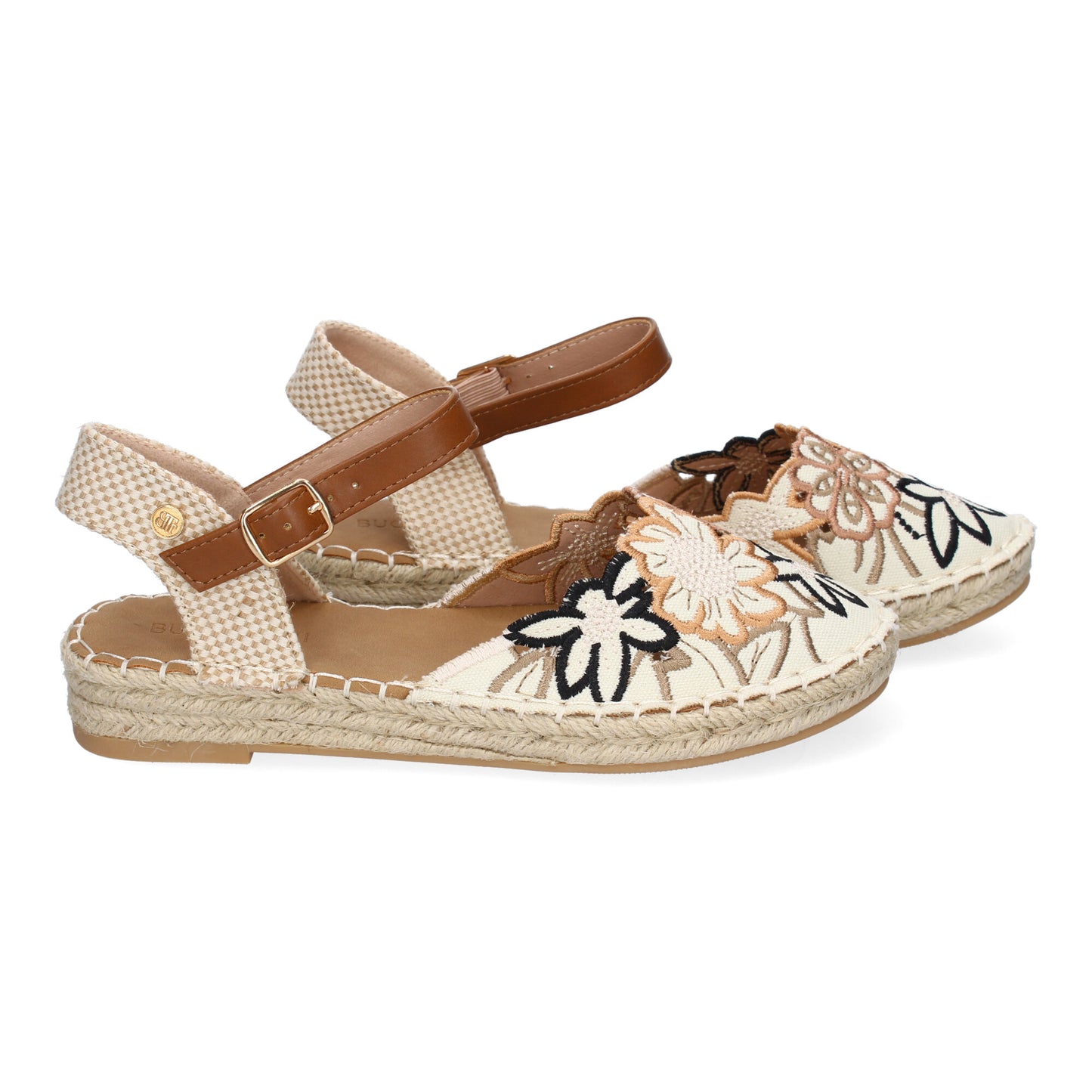 Sandalias de Mujer diseño Floral Detalles Bordad