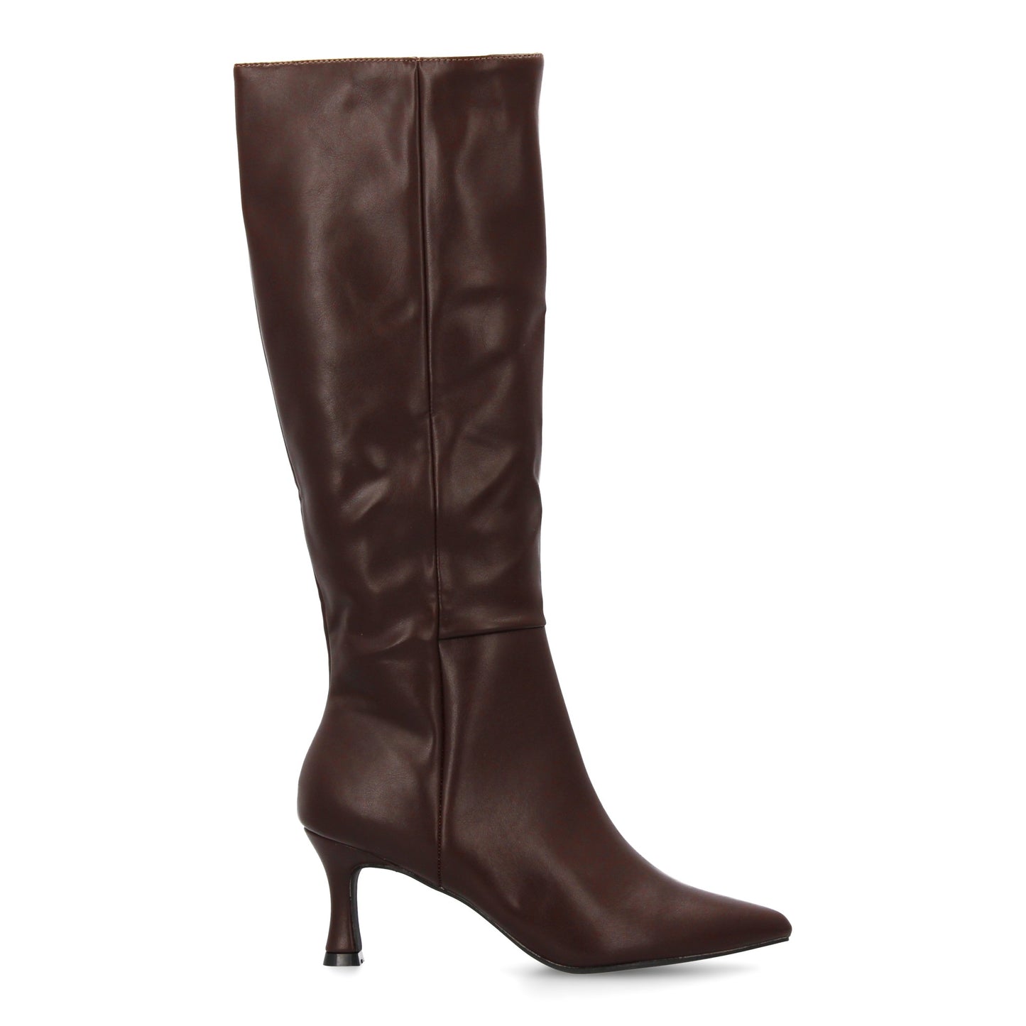Bota de caña alta con tacón y punta fina con Diseño elegante. Ideal para mujer e
