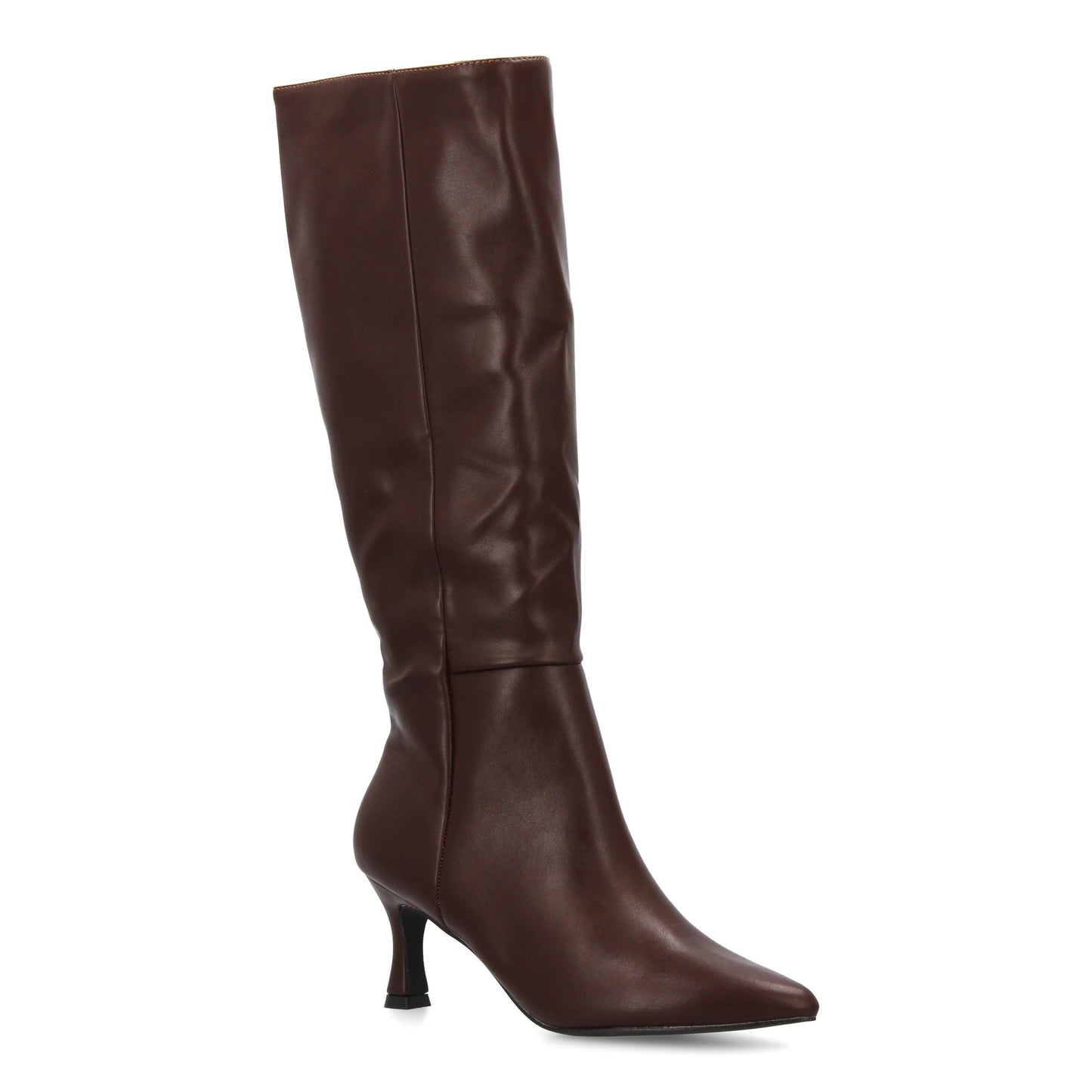 Bota de caña alta con tacón y punta fina con Diseño elegante. Ideal para mujer e
