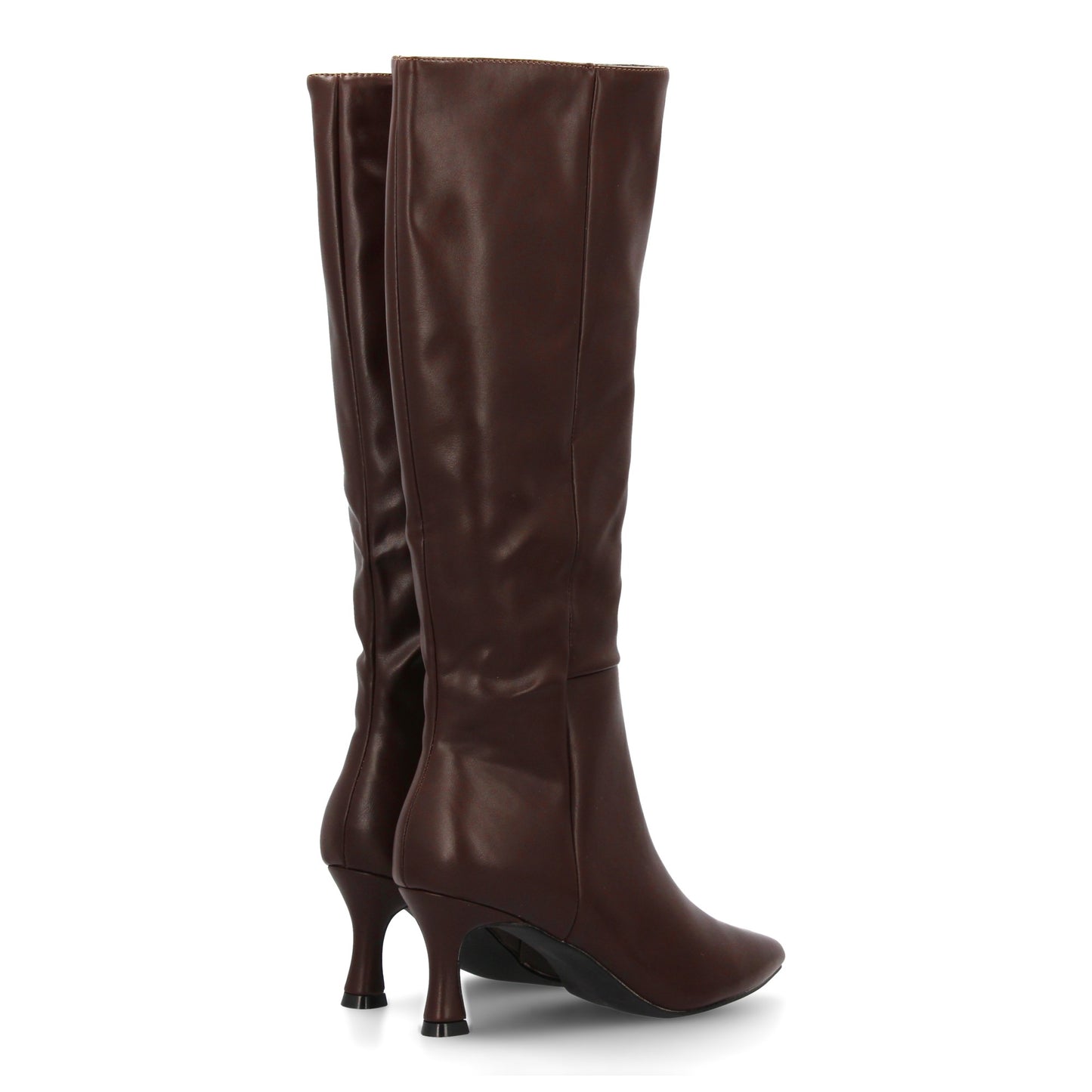 Bota de caña alta con tacón y punta fina con Diseño elegante. Ideal para mujer e