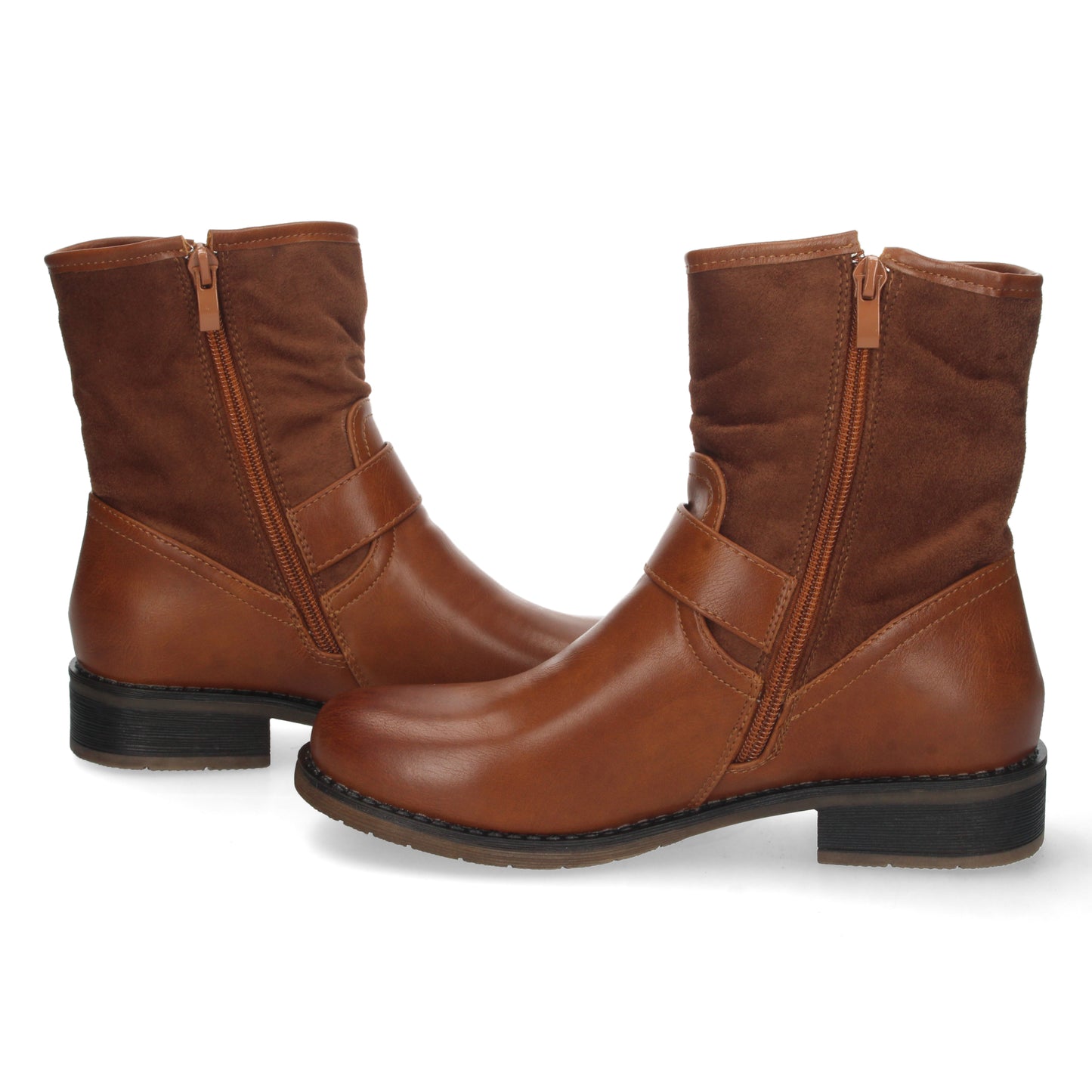 Botín Plano para Mujer Comodo Correas