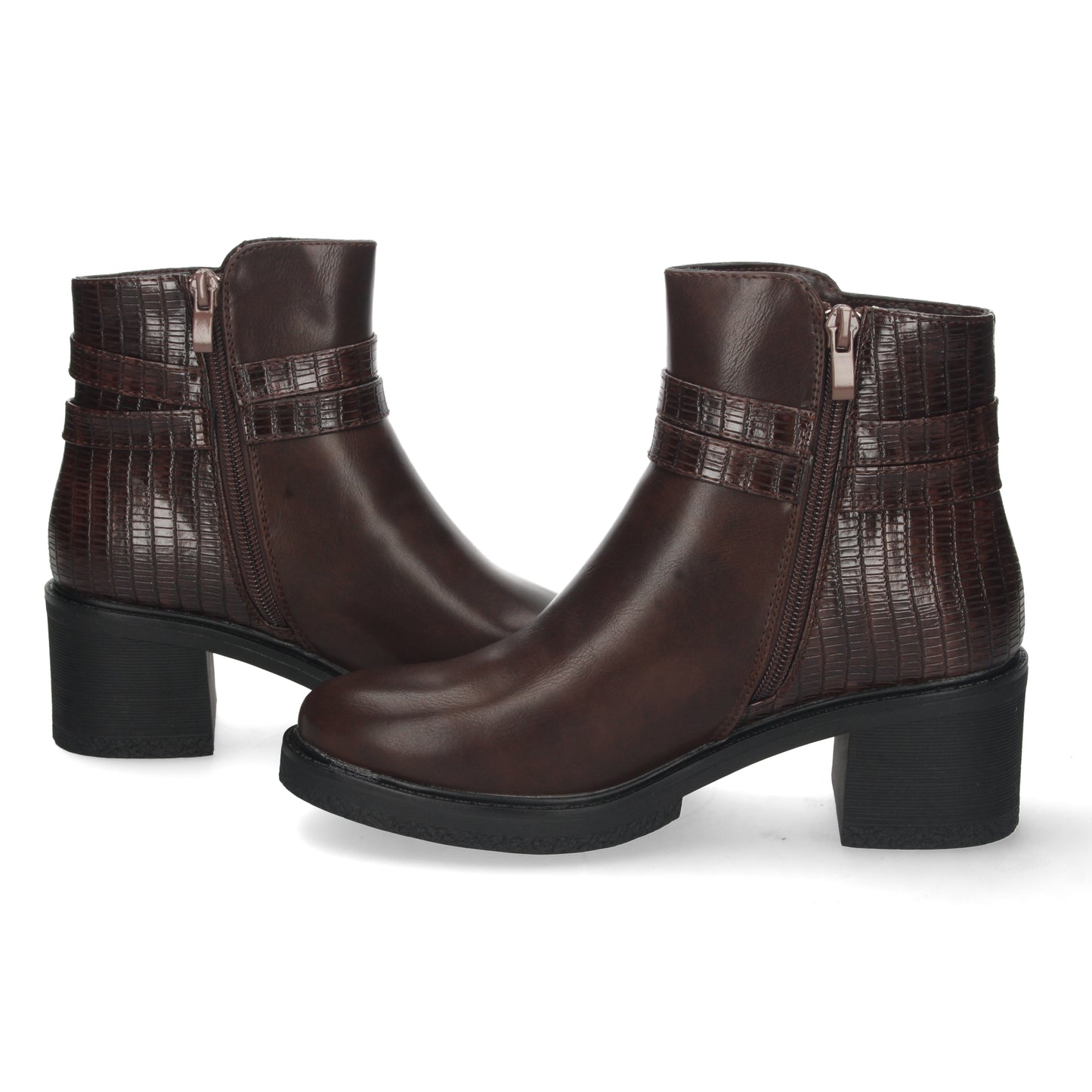 Botínde Tacón para Mujer con Estampado