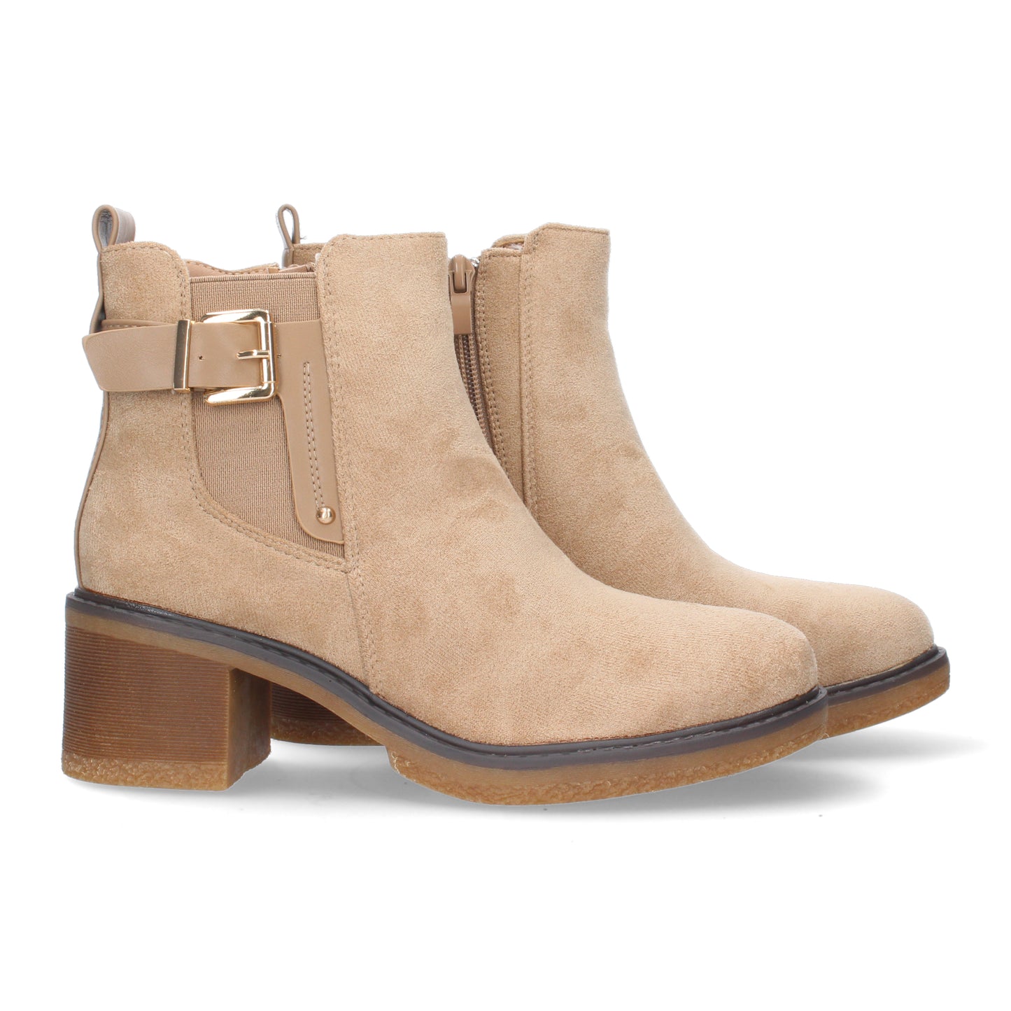 Botin de Tacon para Mujer con material