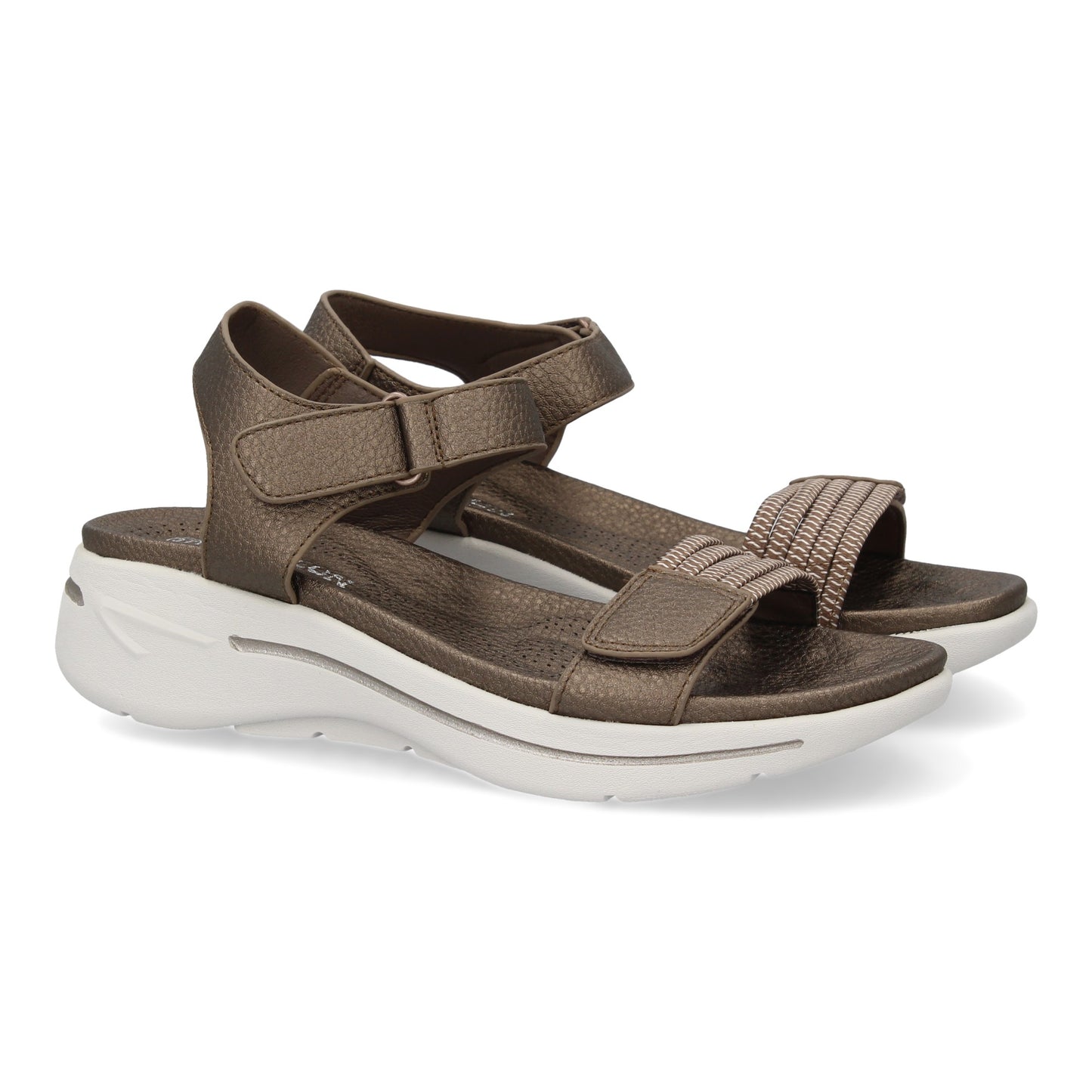 Sandalia plana de mujer diseño moderno ligero y comodo con d