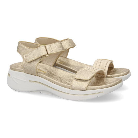 Sandalia plana de mujer diseño moderno ligero y comodo con d