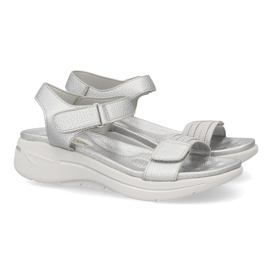 Sandalia plana de mujer diseño moderno ligero y comodo con d