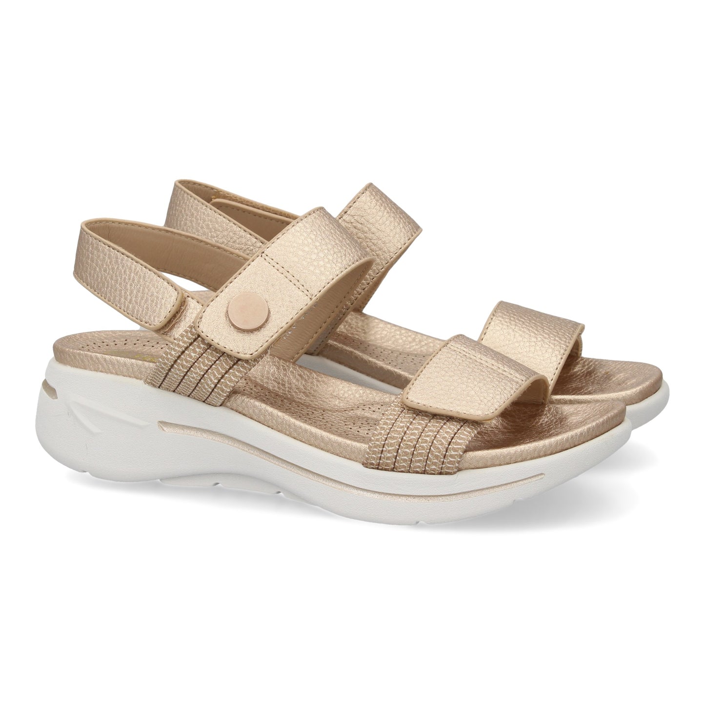 Sandalia plana de mujer diseño moderno ligero y comodo con d