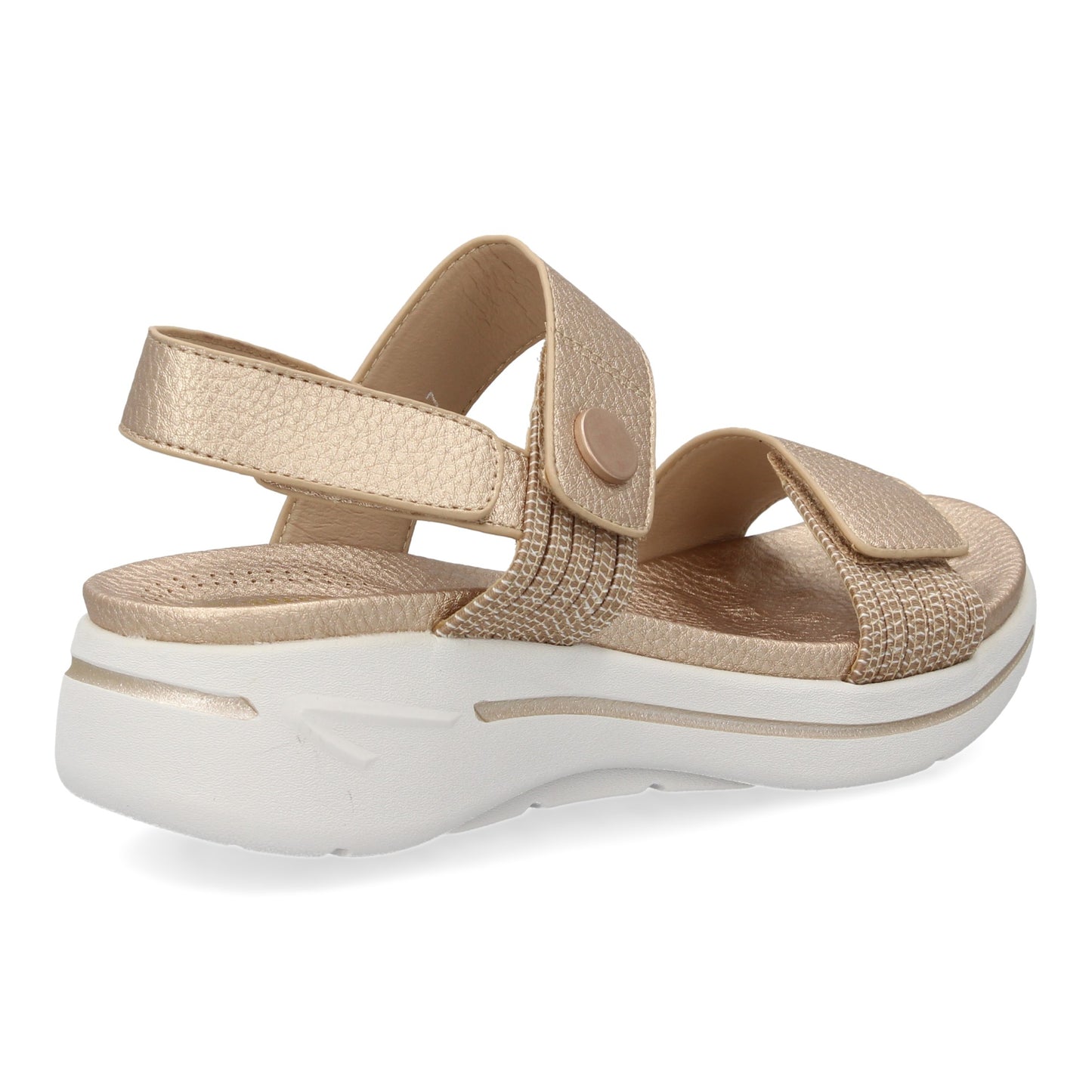 Sandalia plana de mujer diseño moderno ligero y comodo con d