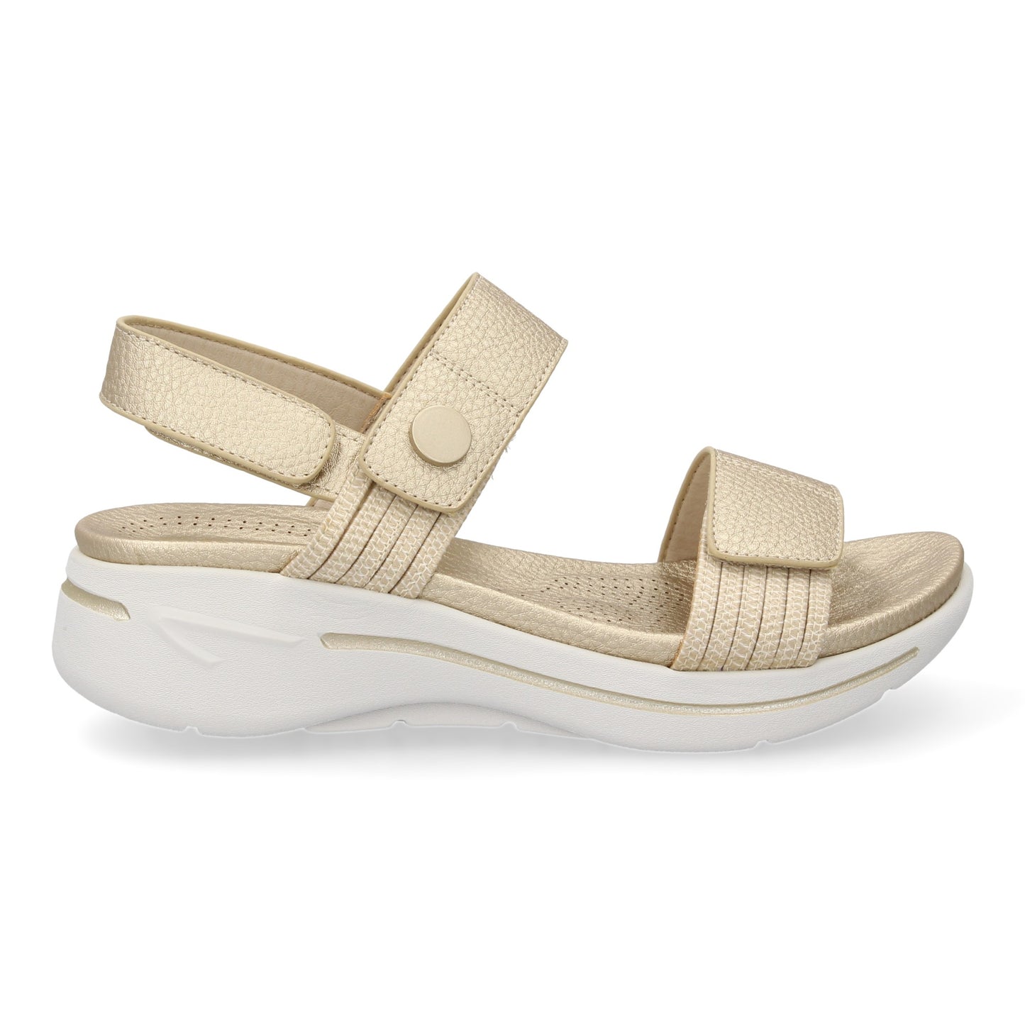 Sandalia plana de mujer diseño moderno ligero y comodo con d