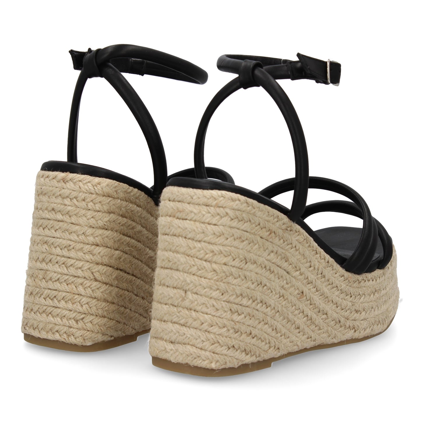 Sandalia de cuña de yute para mujer diseño comodo y elegant
