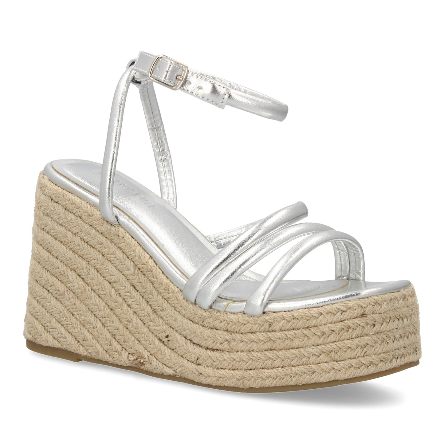 Sandalia de cuña de yute para mujer diseño comodo y elegant