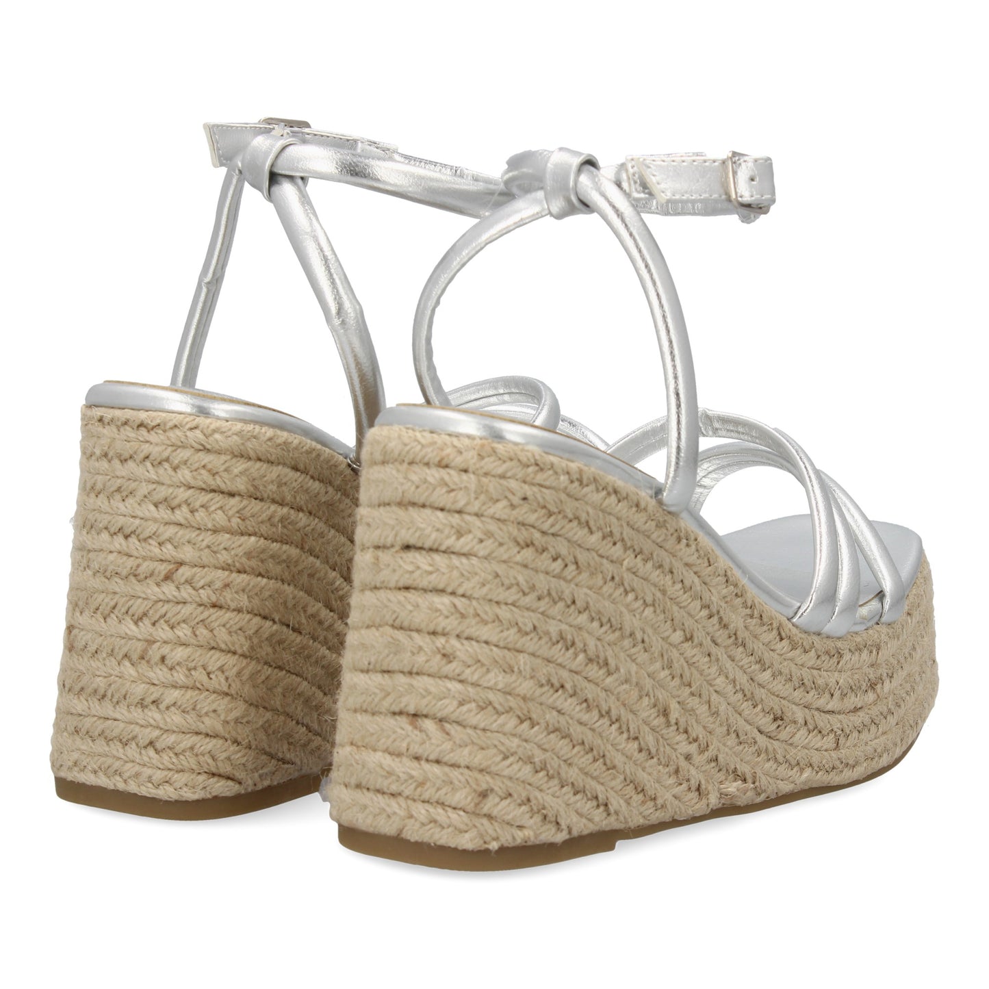 Sandalia de cuña de yute para mujer diseño comodo y elegant