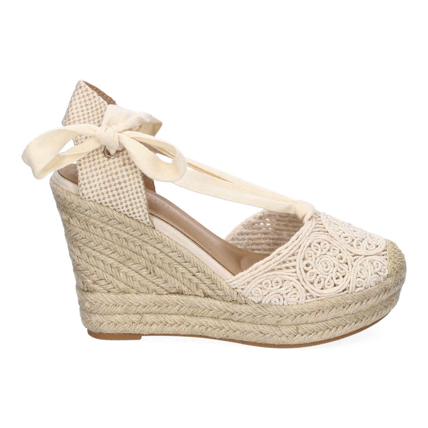 Sandalia de cuña de Yute para Mujer  diseño Comodo