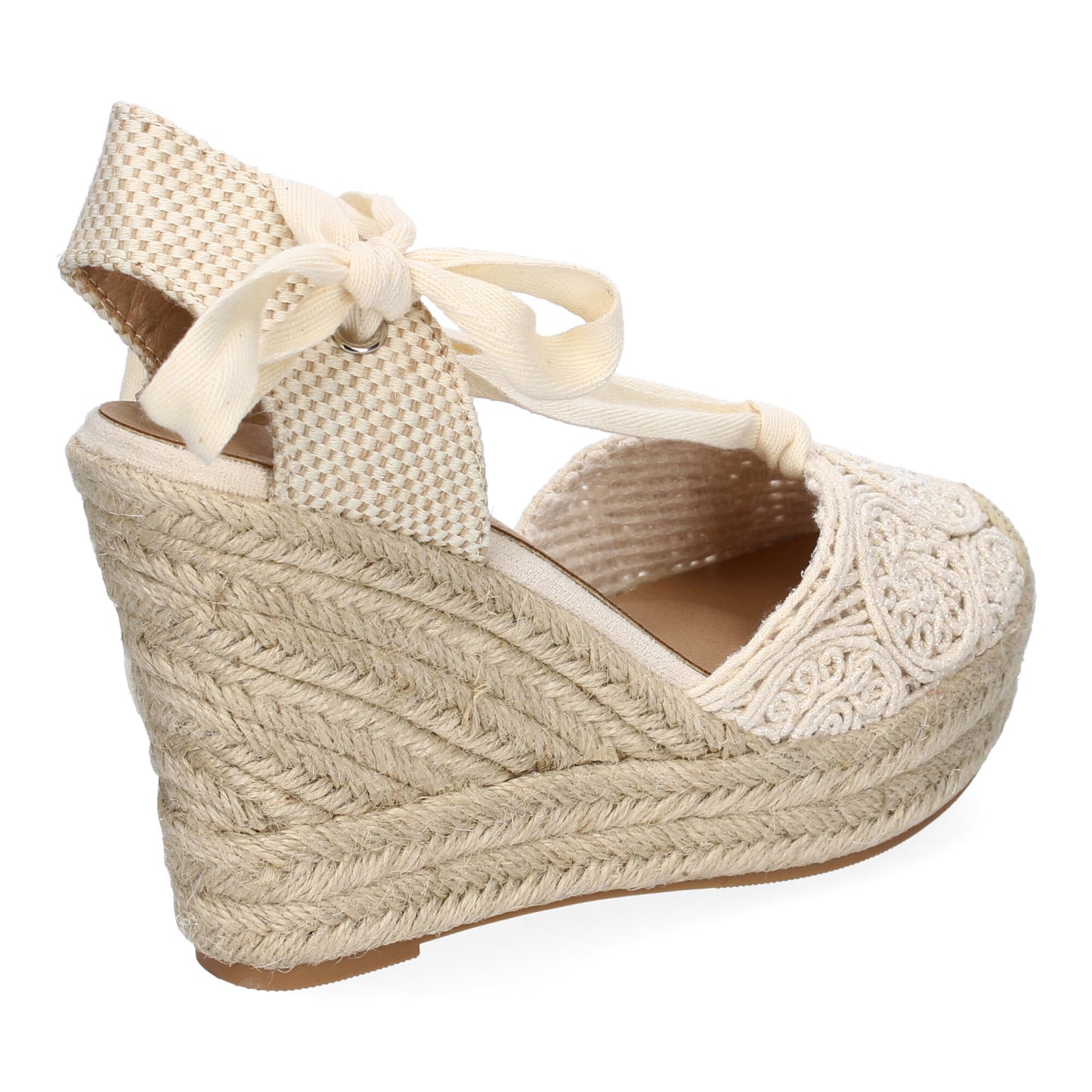 Sandalia de cuña de Yute para Mujer  diseño Comodo