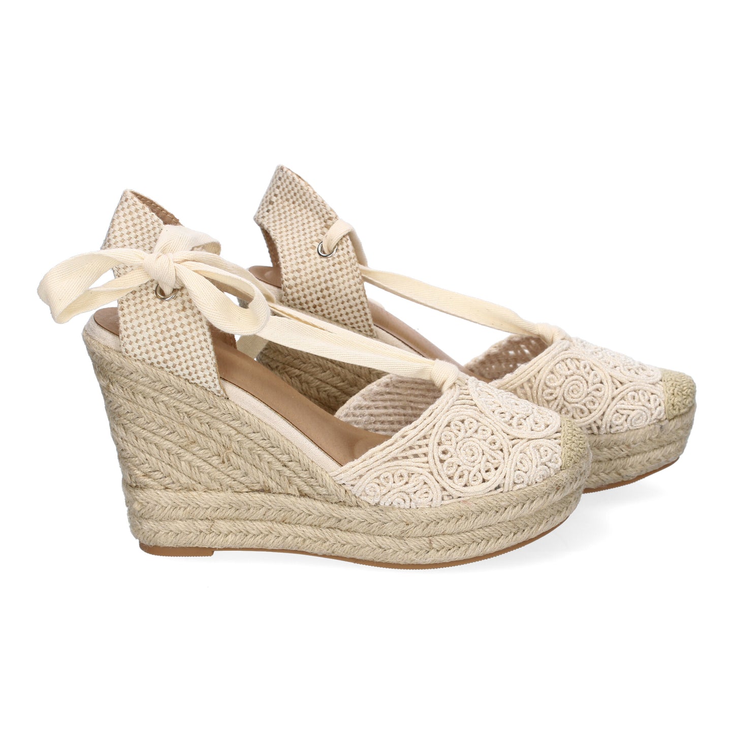 Sandalia de cuña de Yute para Mujer  diseño Comodo