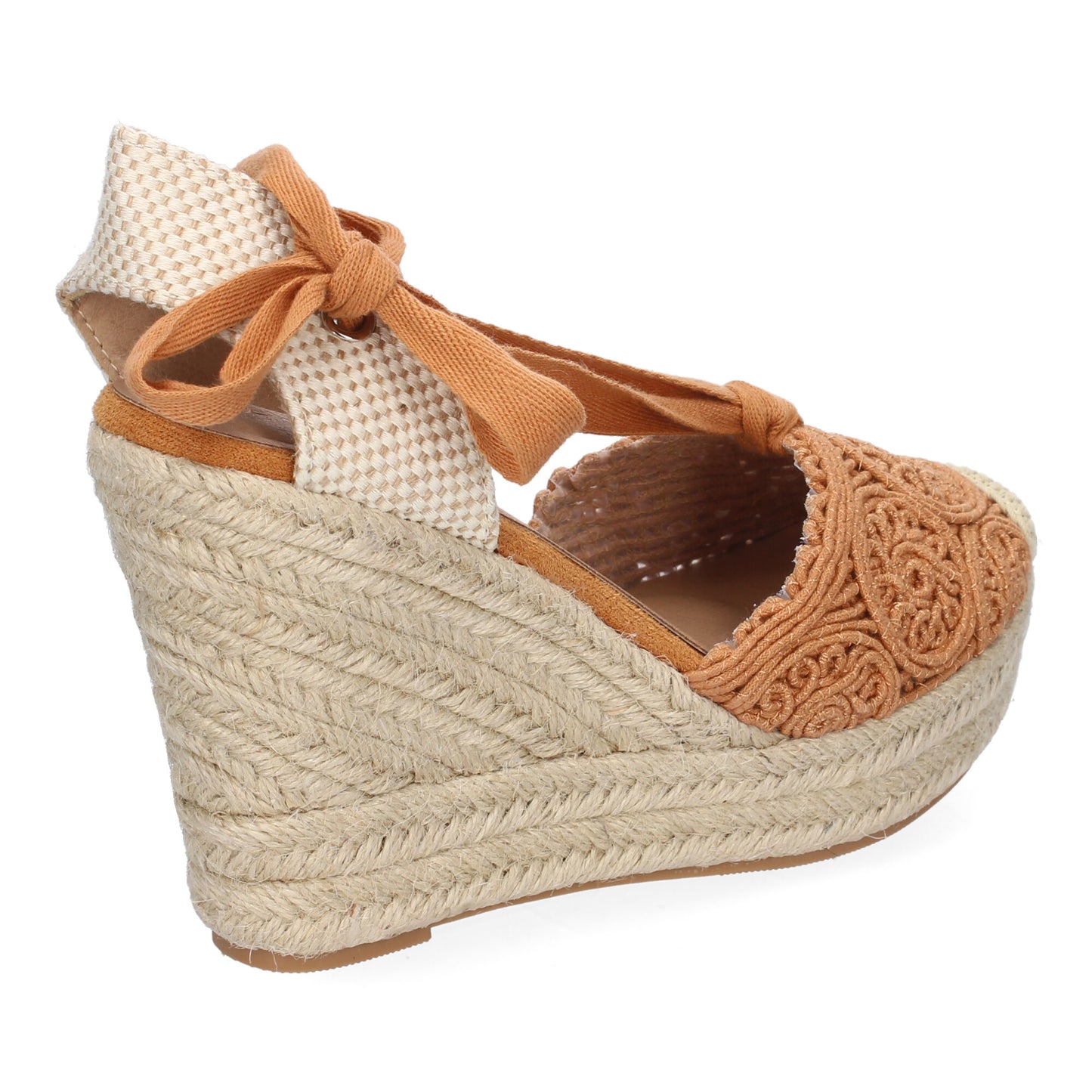 Sandalia de cuña de Yute para Mujer  diseño Comodo