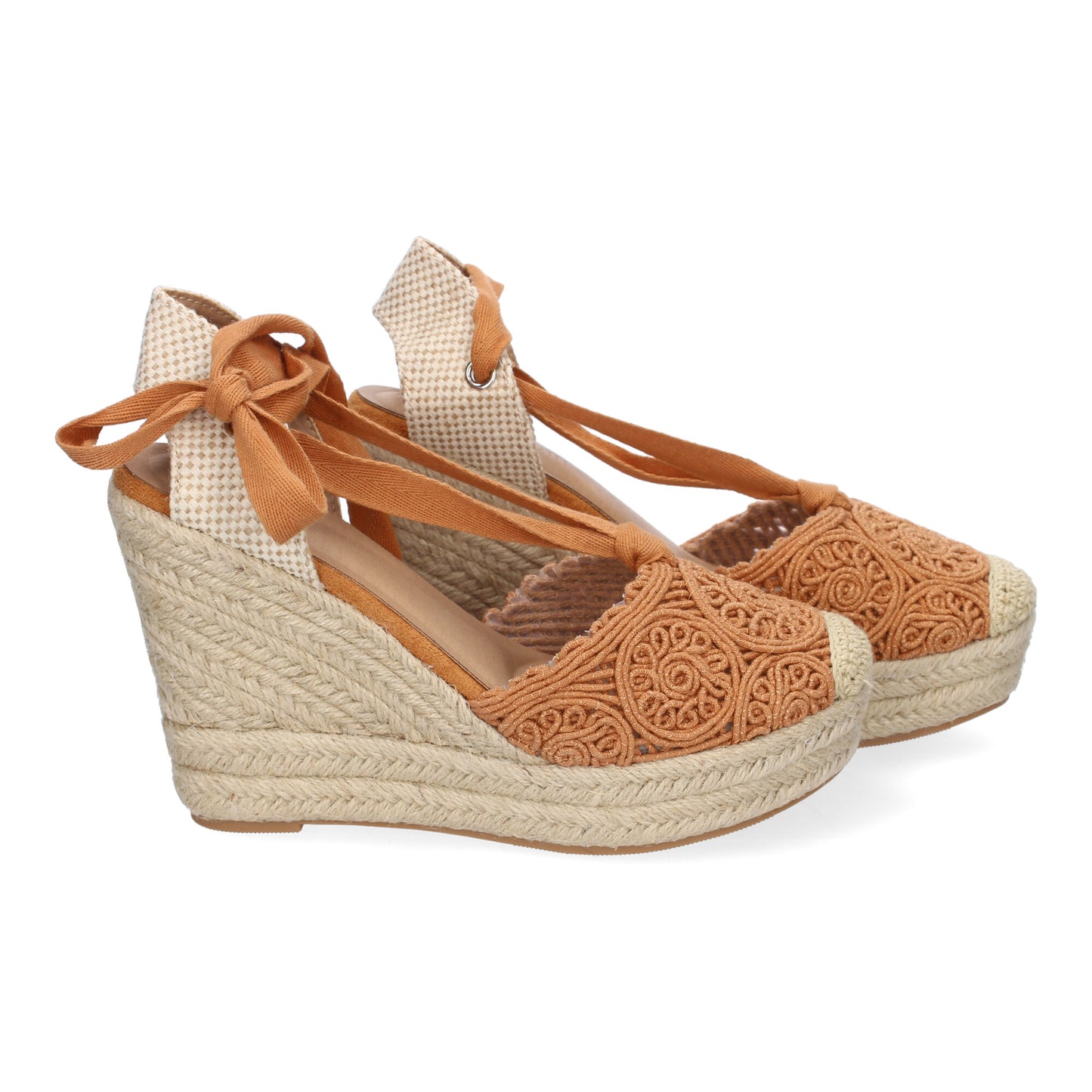 Sandalia de cuña de Yute para Mujer  diseño Comodo