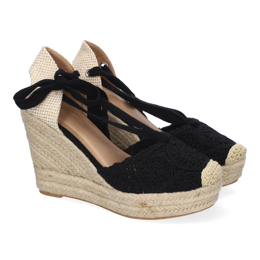 Sandalia de cuña de Yute para Mujer  diseño Comodo