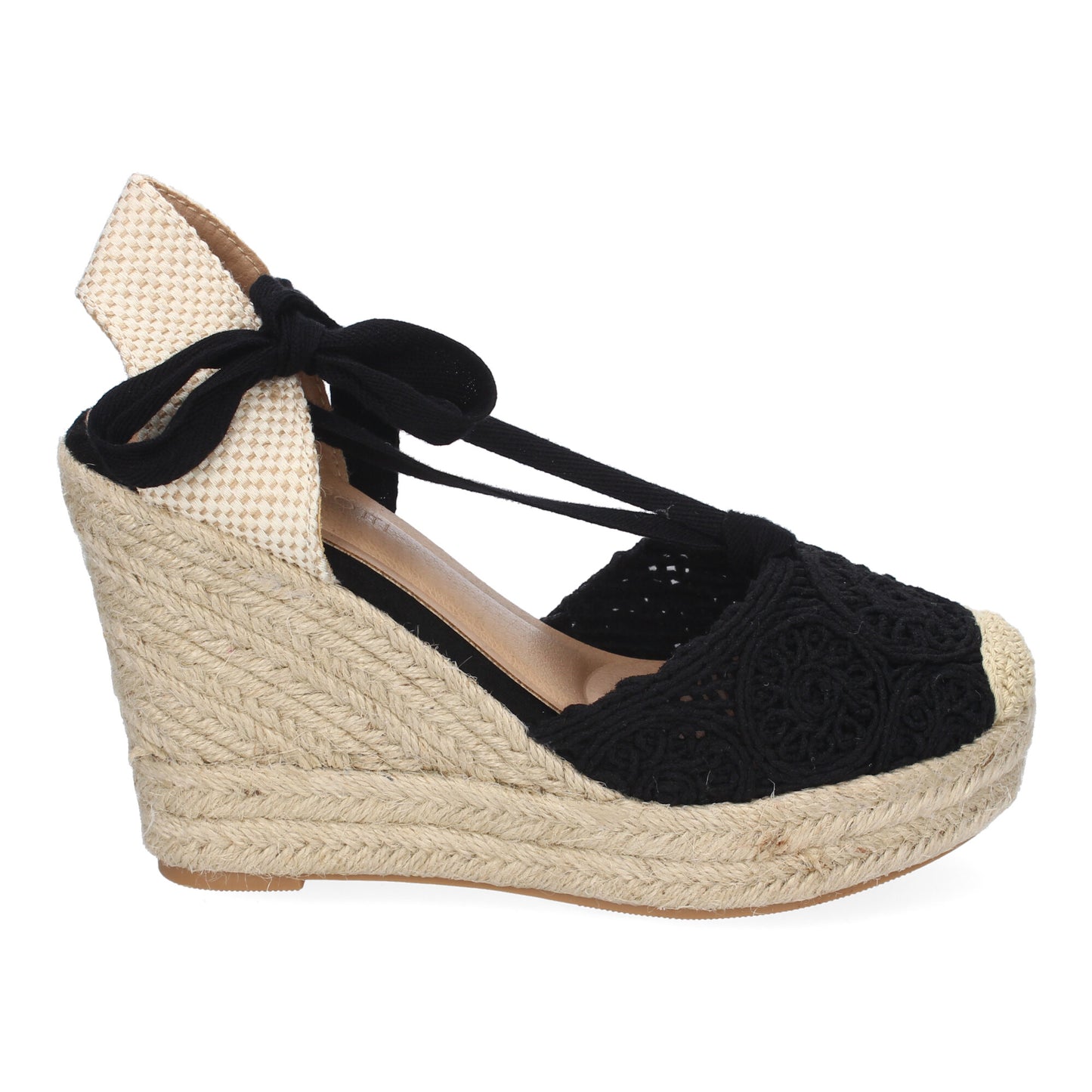 Sandalia de cuña de Yute para Mujer  diseño Comodo