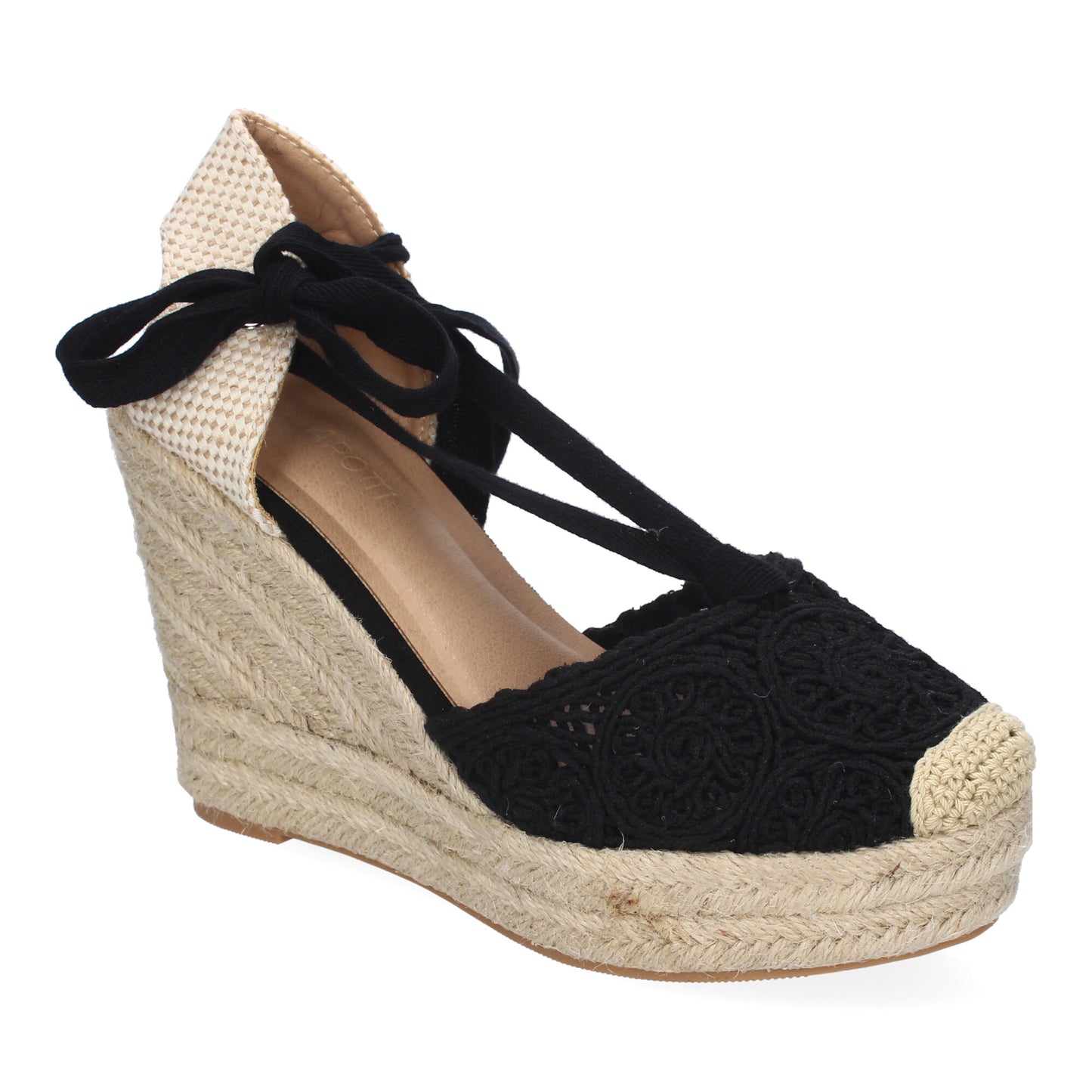 Sandalia de cuña de Yute para Mujer  diseño Comodo