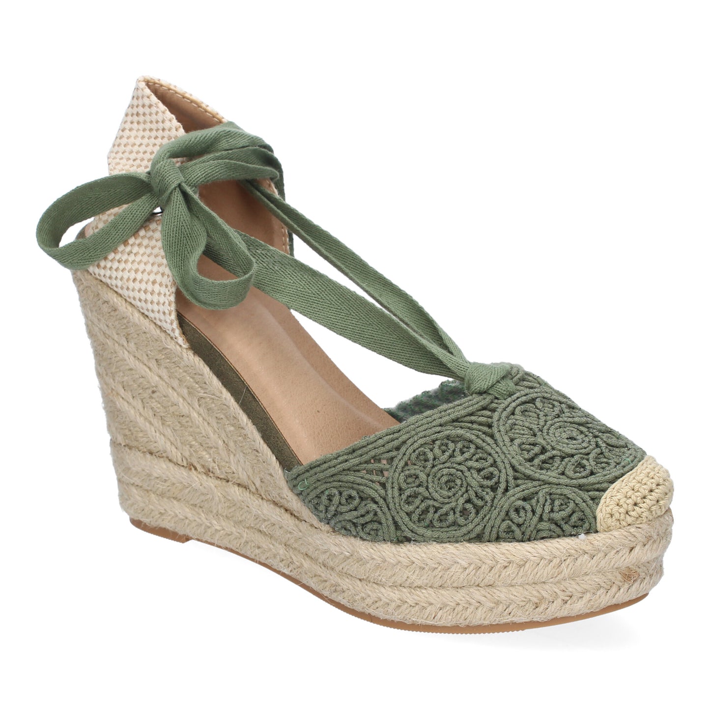 Sandalia de cuña de Yute para Mujer  diseño Comodo