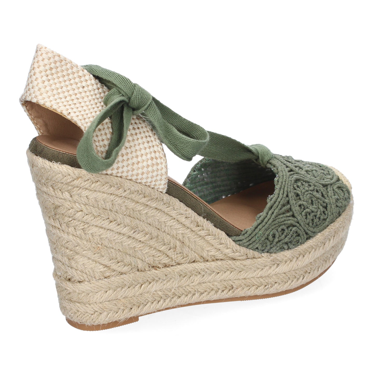 Sandalia de cuña de Yute para Mujer  diseño Comodo