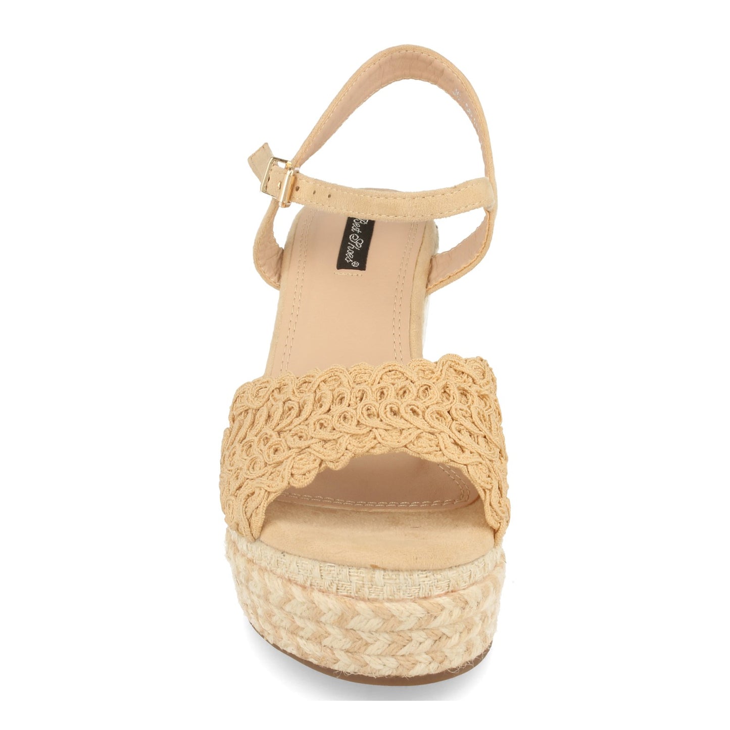 Sandalia de cuña con Forrado Textil par