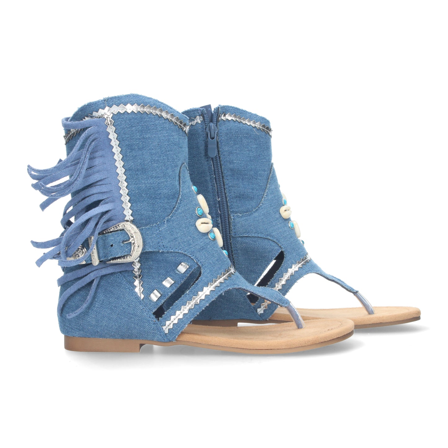 Sandalia Plana para Mujer Tipo Esclava