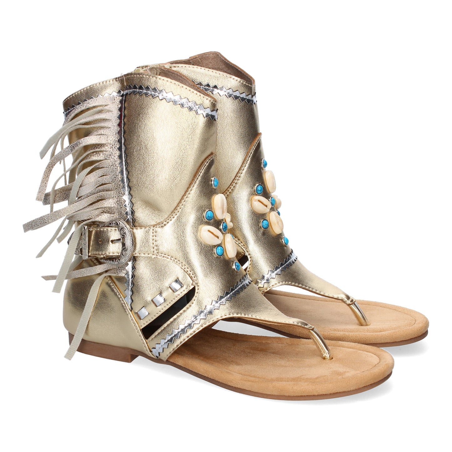 Sandalia Plana para Mujer Tipo Esclava