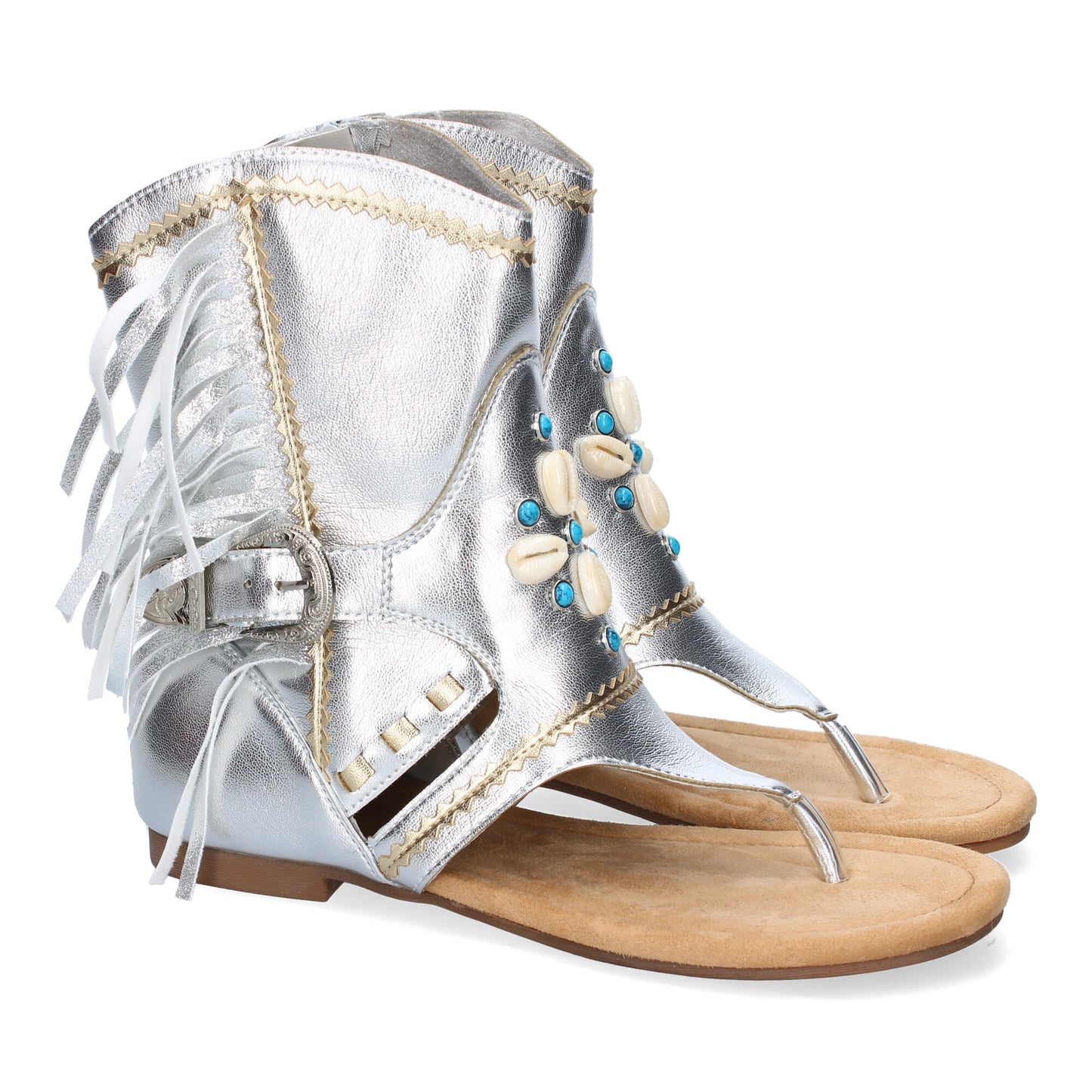 Sandalia Plana para Mujer Tipo Esclava