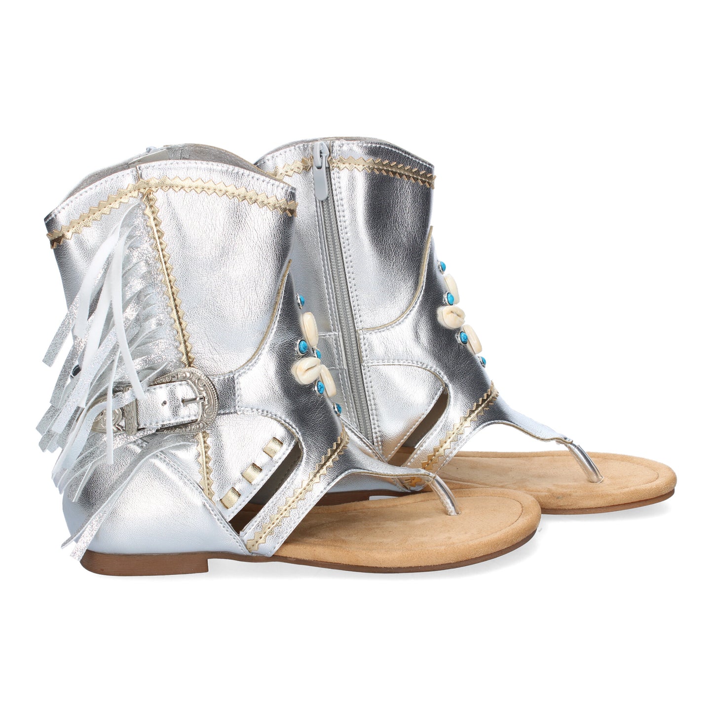 Sandalia Plana para Mujer Tipo Esclava