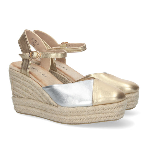 Sandalia de cuña para Mujer  Comodas  cuña de Yute