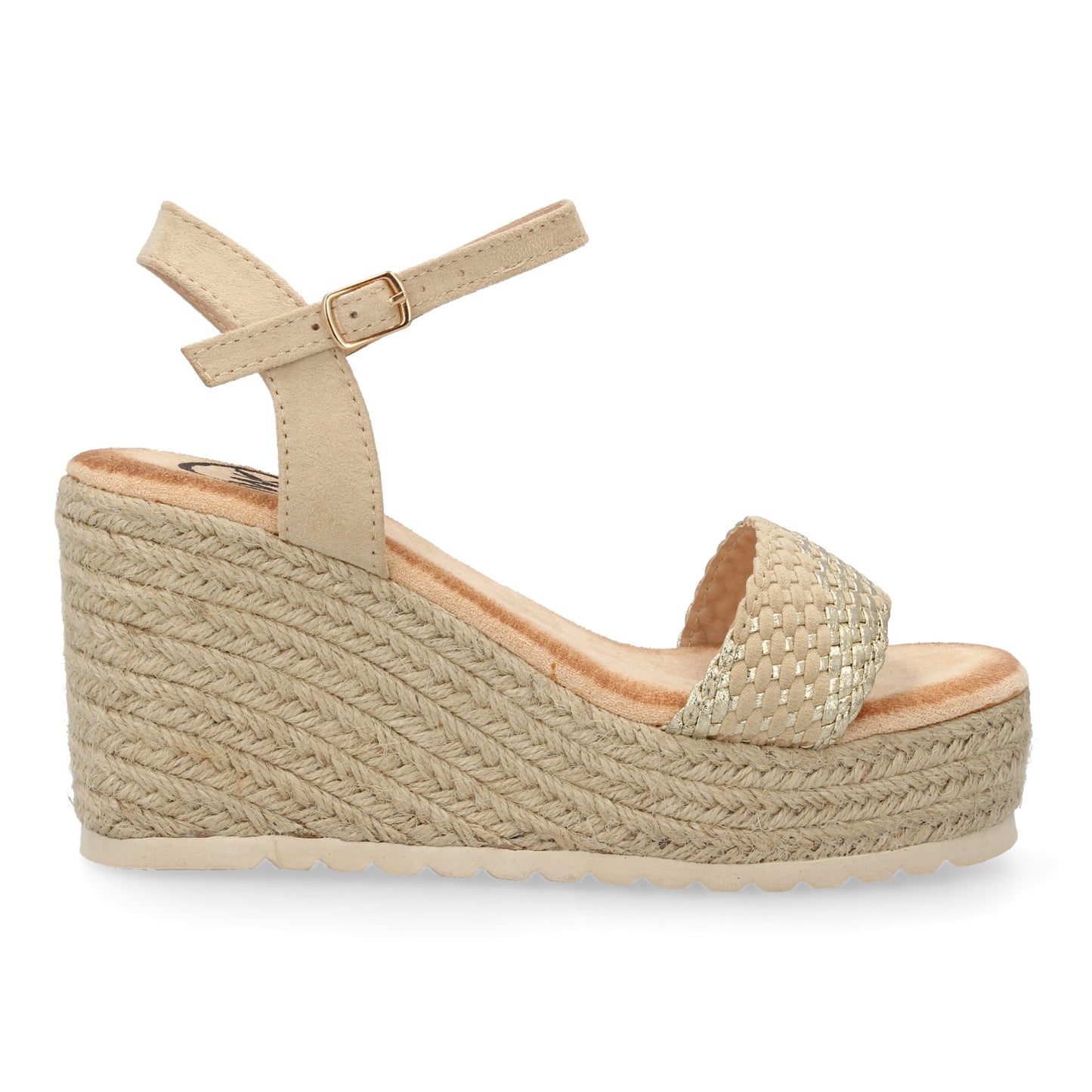 Sandalias de cuña de yute para mujer comodas y elegantes d