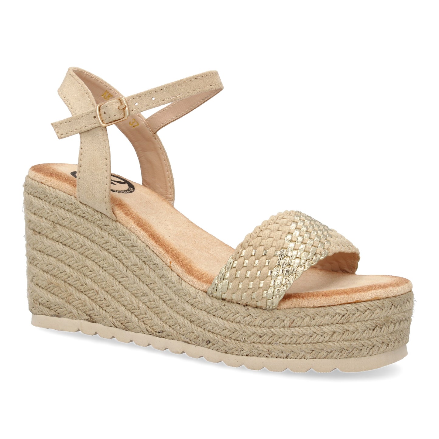 Sandalias de cuña de yute para mujer comodas y elegantes d