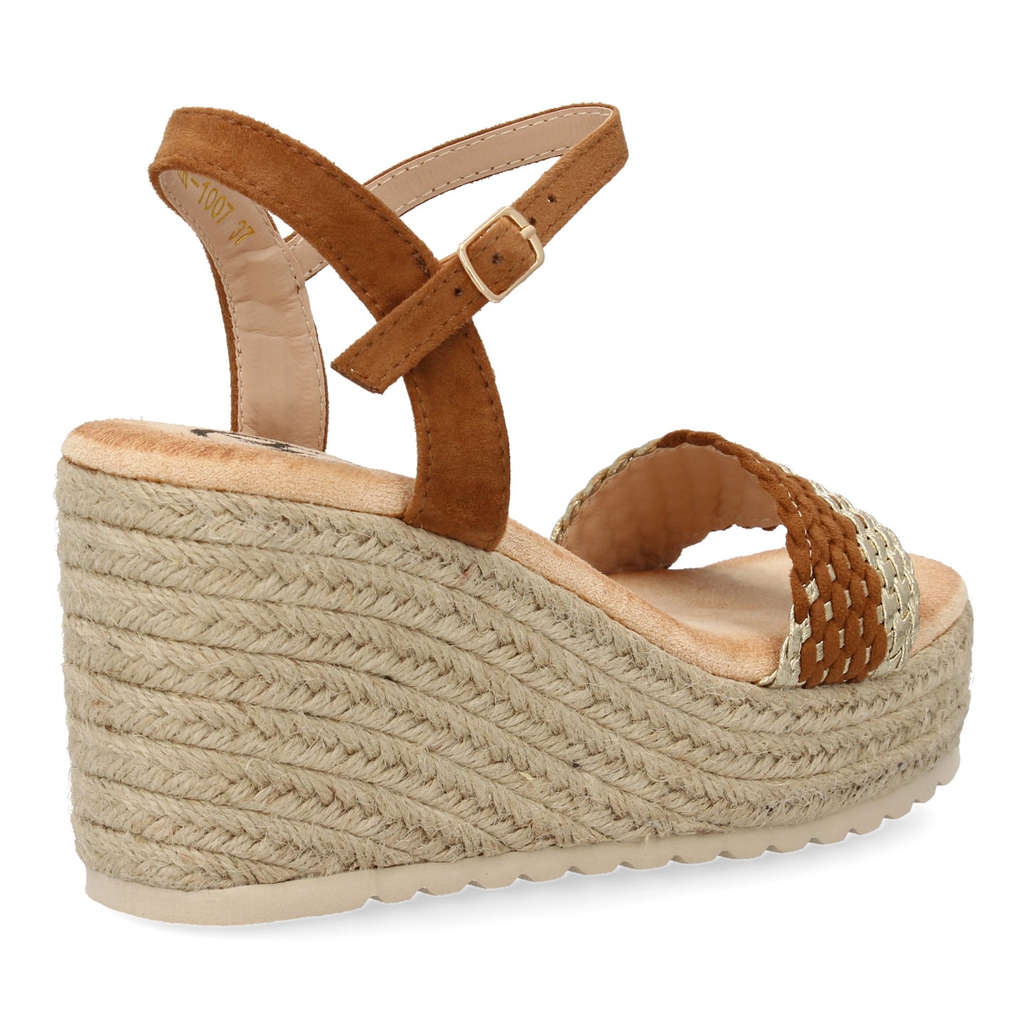 Sandalias de cuña de yute para mujer comodas y elegantes d