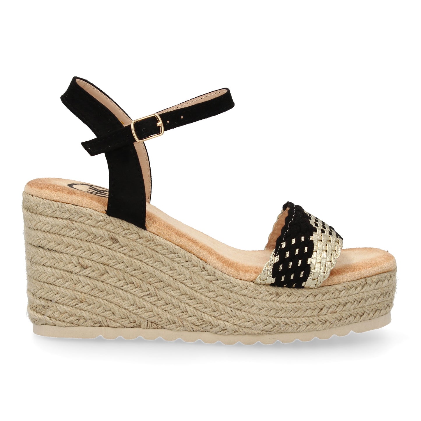 Sandalias de cuña de yute para mujer comodas y elegantes d