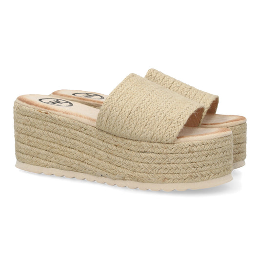 Zueco de yute para mujer  comodos y elegantes diseño moderno